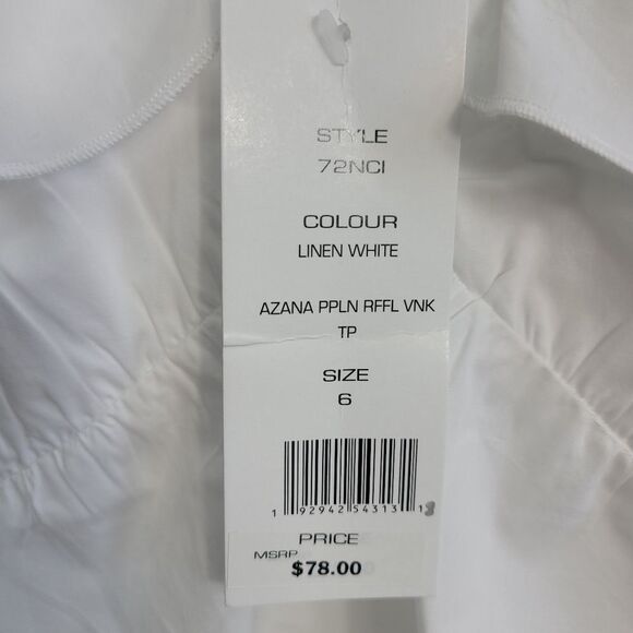FRENCH CONNECTION Azana Ruffle Empire Top SIZE 6 - Picture 14 of 14